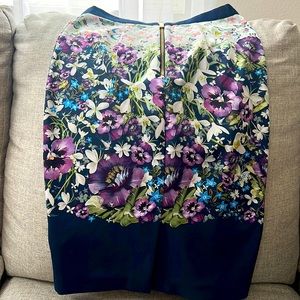 COPY - Ted Baker pencil skirt floral yesss it has butterflies